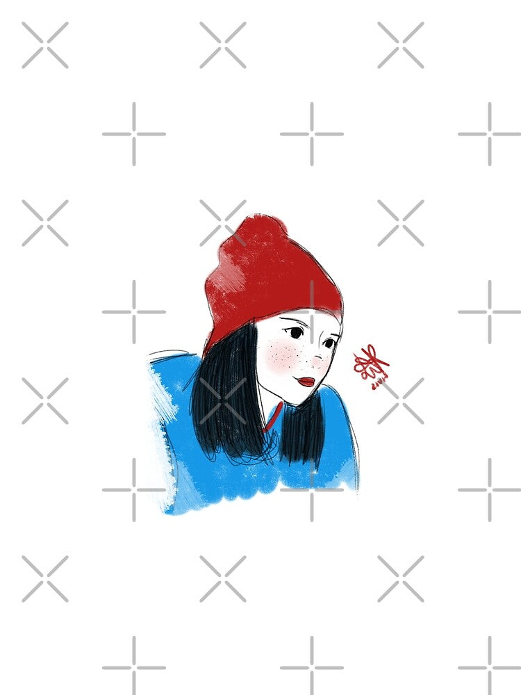 Sketch girl by liajung T-Shirts, Hoodie, Sweatshirt | BlankRebels.com (Image 2)