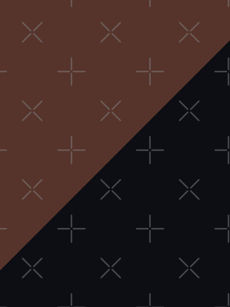 minimalist color block diagonal brown and black dark academia by neopop T-Shirts, Hoodie, Sweatshirt (Image 2)