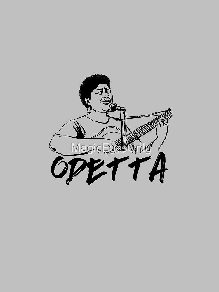 Odetta (sketch style) by MagicEyesOnly T-Shirts, Hoodie, Sweatshirt | BlankRebels.com (Image 2)