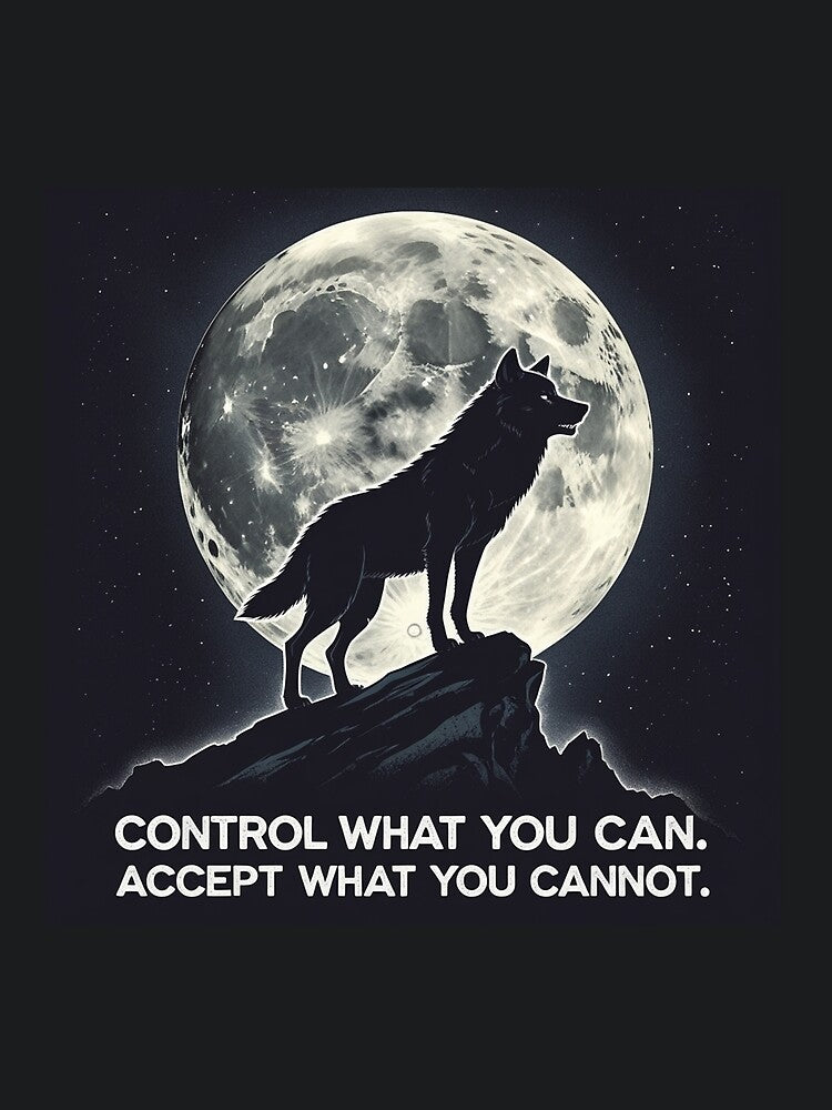 Night lonely wolf design by Motivated Sensei T-Shirts, Hoodie, Sweatshirt | BlankRebels.com (Image 2)