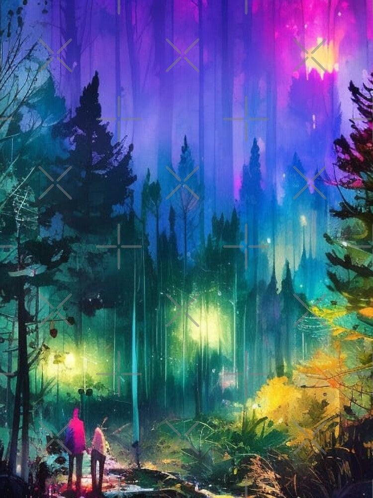 Forest Nightscape by GrimSun T-Shirts, Hoodie, Sweatshirt | BlankRebels.com (Image 2)