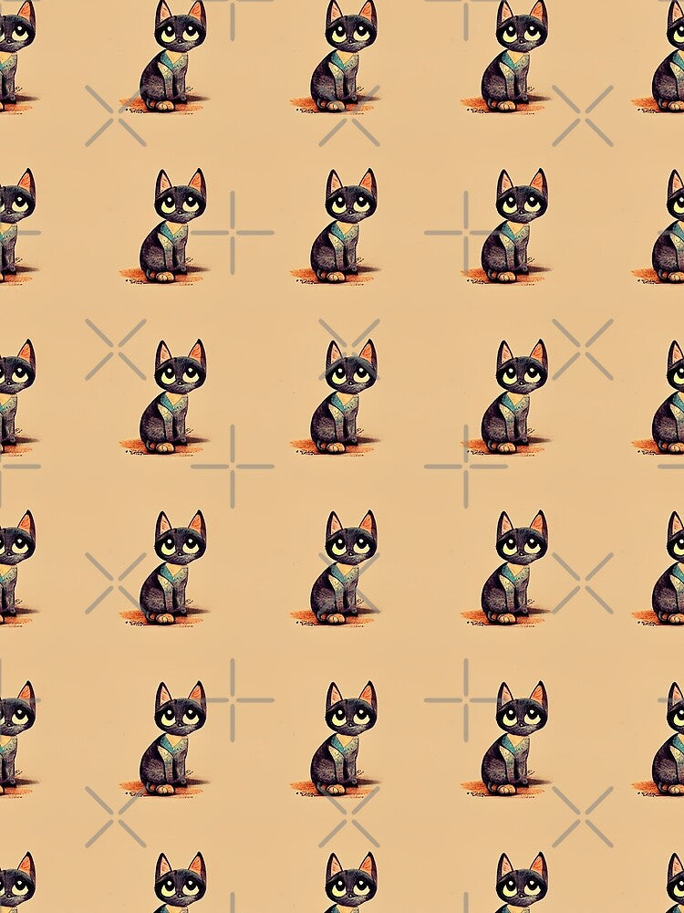 Cute Cat Pattern 44 Regular Grid T-Shirts, Hoodie, Sweatshirt