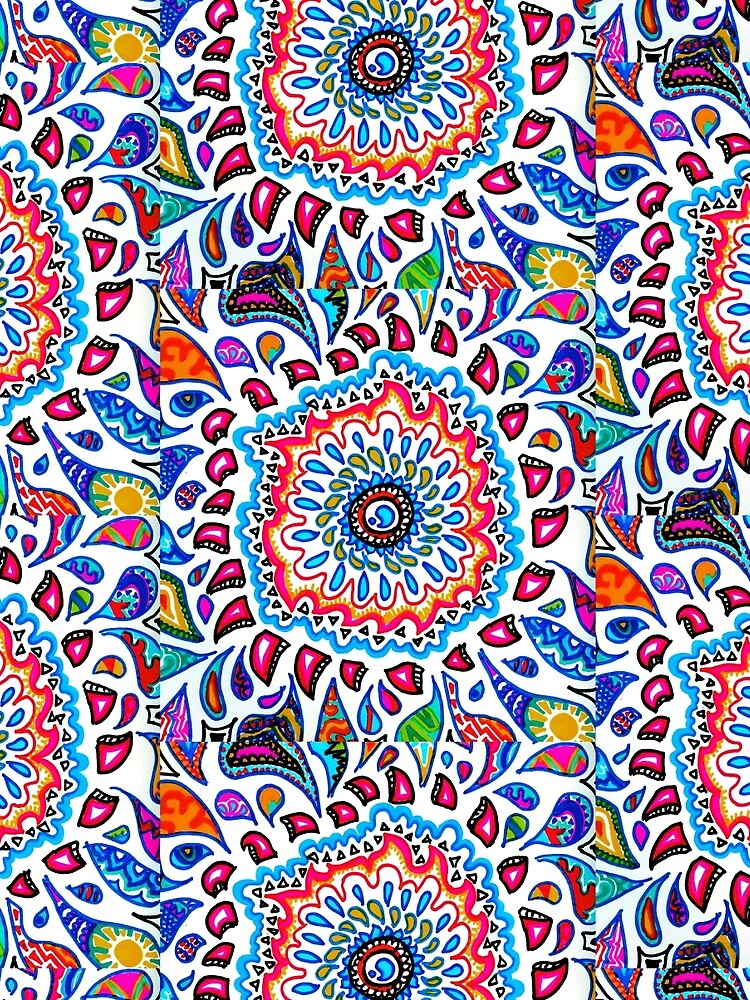 Colorful Vortex Doodle by Hannah Staab T-Shirts, Hoodie, Sweatshirt | BlankRebels.com (Image 2)