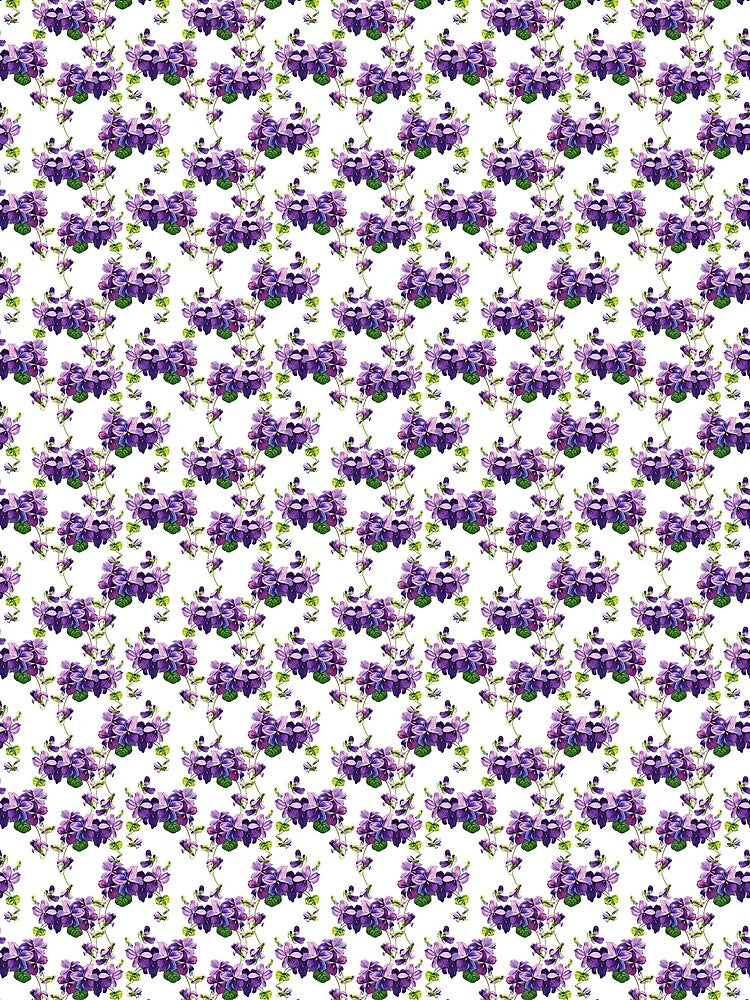 Vintage violets print - pretty purple flowers by LittleBettyMakes T-Shirts, Hoodie, Sweatshirt | BlankRebels.com (Image 2)
