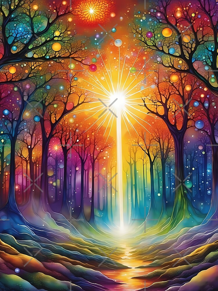 Colorful Forest Path by CalmnessbyChoice T-Shirts, Hoodie, Sweatshirt | BlankRebels.com (Image 2)