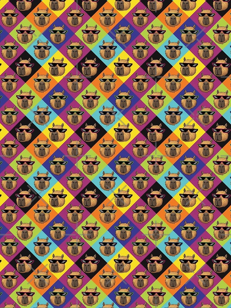 Deal Sunglasses Capybara Pattern T-Shirts, Hoodie, Sweatshirt