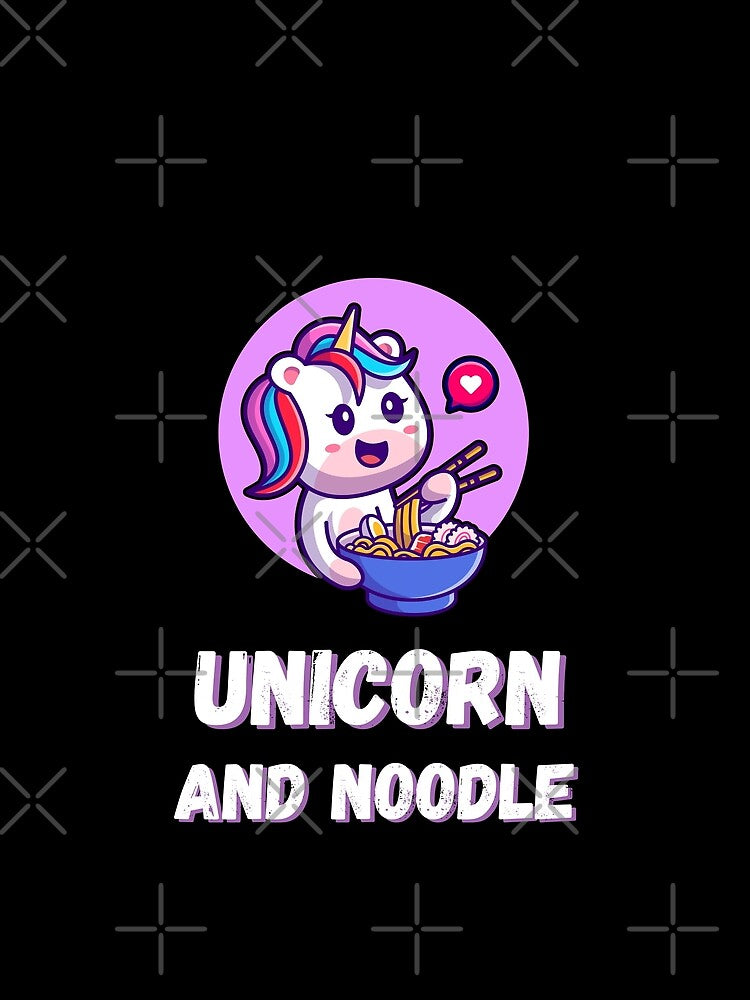 Cute Ramen unicorn holds and Eating noodles by WALID65 T-Shirts, Hoodie, Sweatshirt | BlankRebels.com (Image 2)