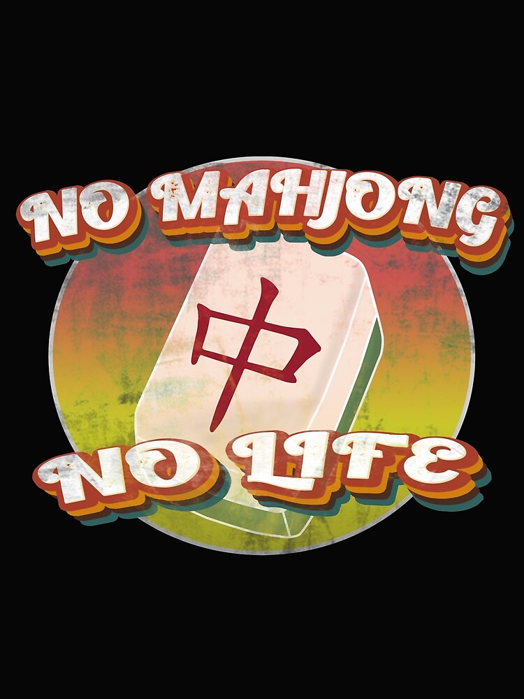 No Mahjong No Life by Animestro T-Shirts, Hoodie, Sweatshirt | BlankRebels.com (Image 2)