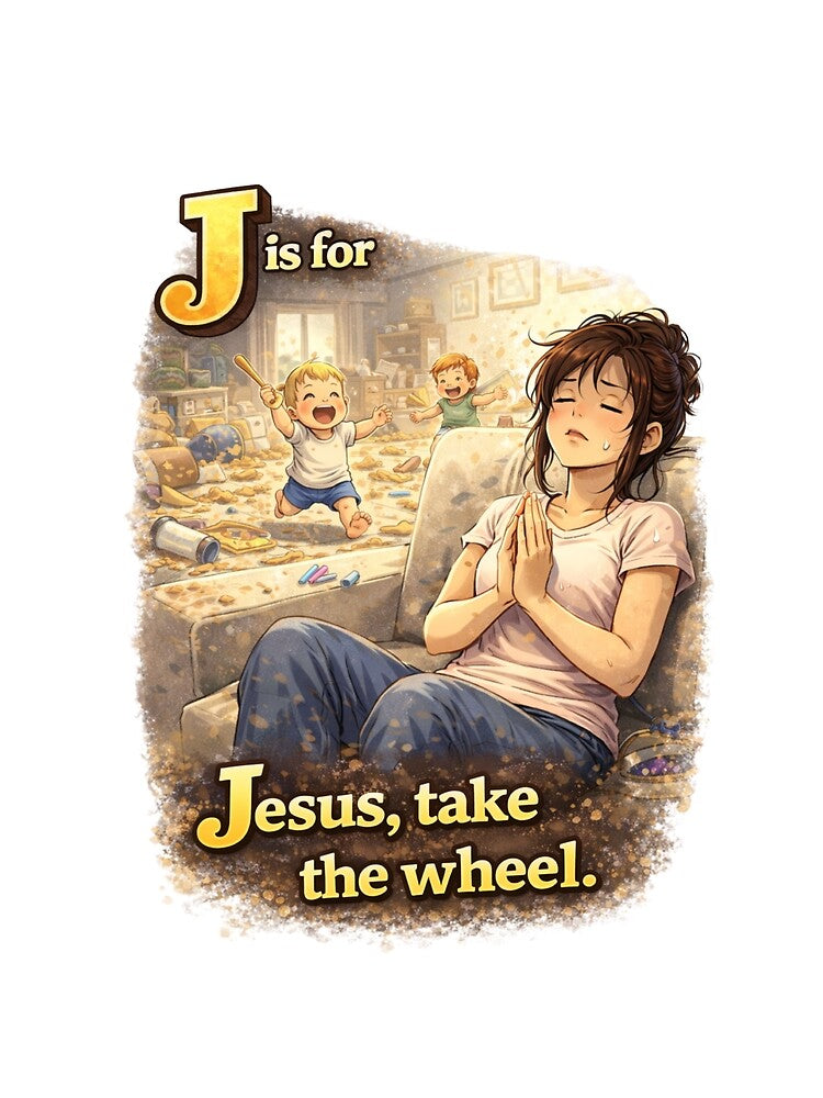 Mom Life – “Jesus, Take the Wheel.” · Alphabets – Mom’s POV by VQMHaidar T-Shirts, Hoodie, Sweatshirt (Image 2)
