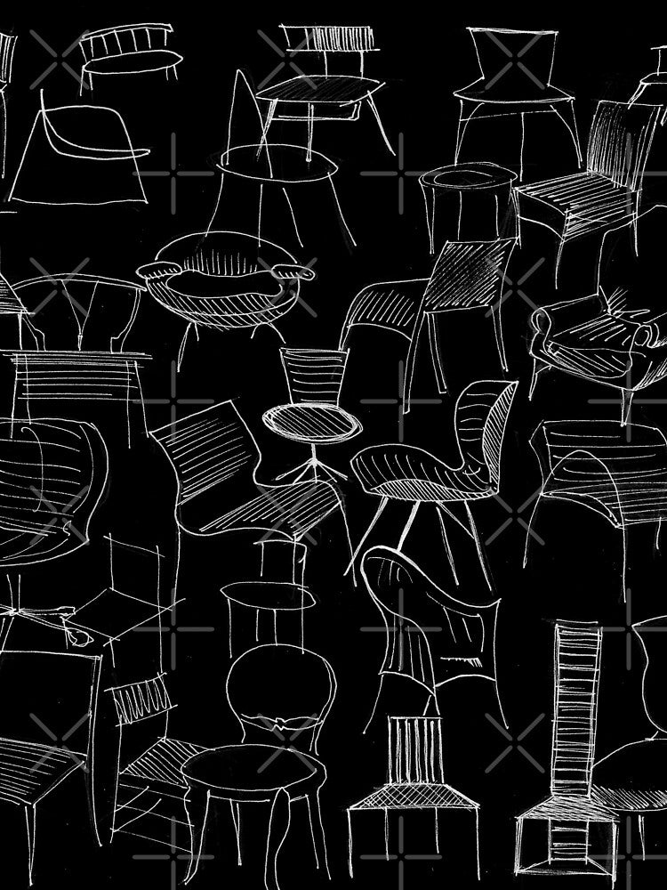 black in dark furniture sketches by jorgelebeau T-Shirts, Hoodie, Sweatshirt | BlankRebels.com (Image 2)