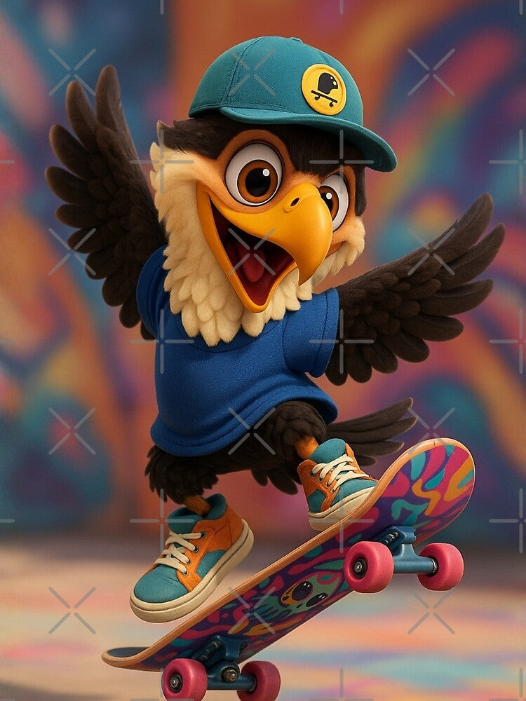 Skater Mexican Eagle by Sillytoe T-Shirts, Hoodie, Sweatshirt | BlankRebels.com (Image 2)