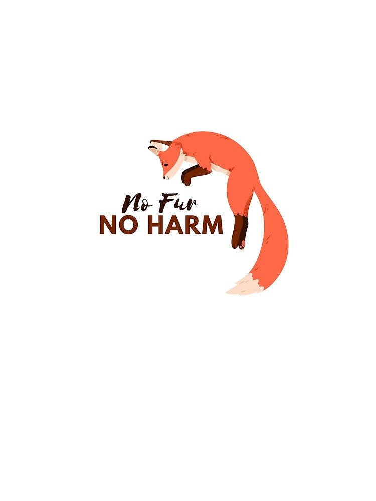 Anti Fur: No Fur, No Harm by musthavewords T-Shirts, Hoodie, Sweatshirt | BlankRebels.com (Image 2)