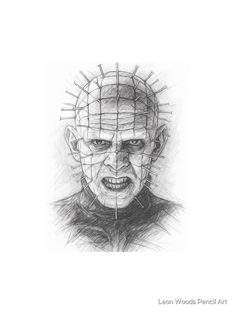 Horror Character Pencil Sketch by Leon Woods Pencil Art