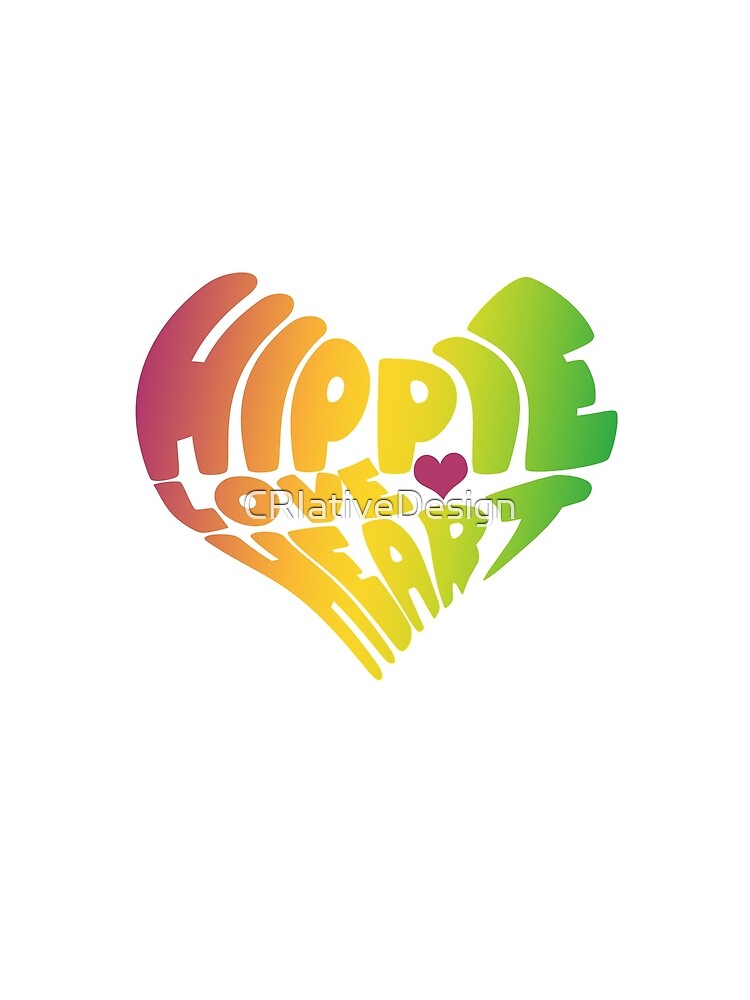 Hippie Rainbow Heart by CRIativeDesign T-Shirts, Hoodie, Sweatshirt | BlankRebels.com (Image 2)