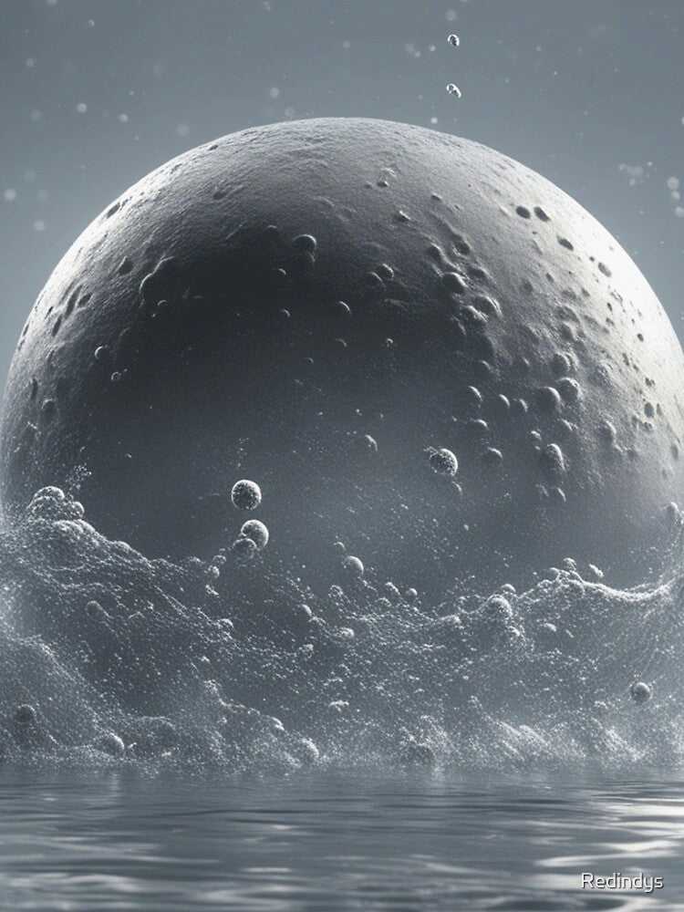 The moon hits the water by Redindys