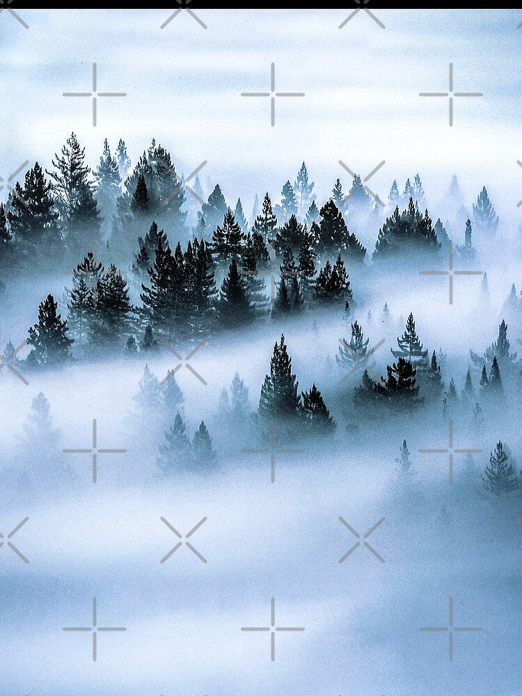 Misty Forest Drawing, Dark Green Misty forest, Misty Dark Green Forest Aesthetic, Foggy Misty Dark Green Forest... (Image 2)