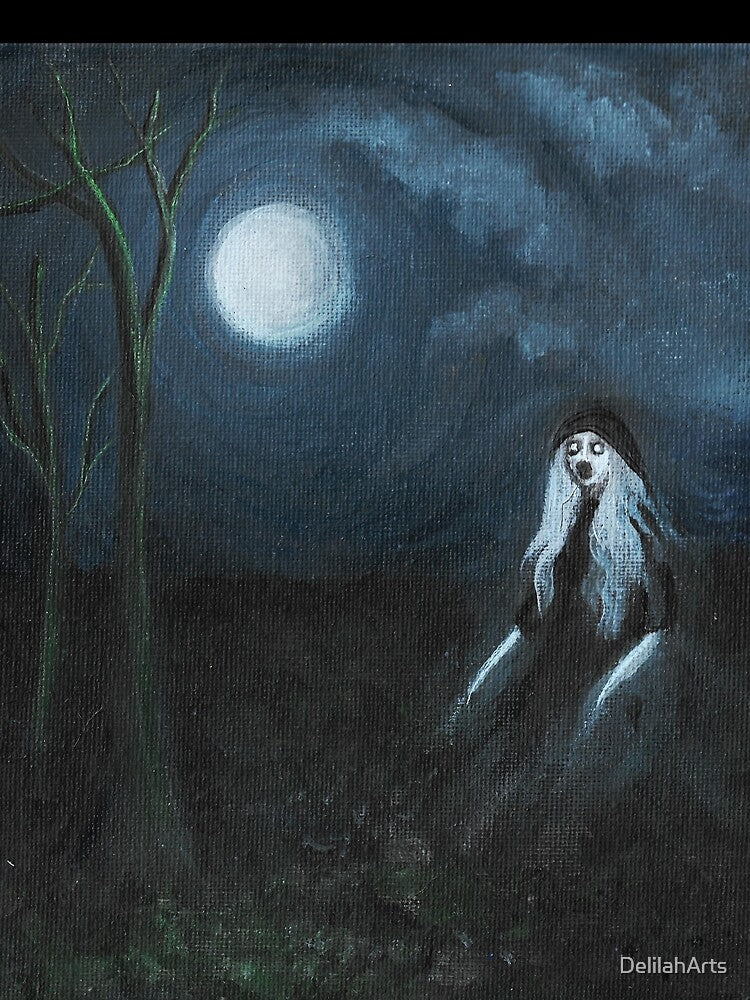 Banshee - Eerie painting by DelilahArts T-Shirts, Hoodie, Sweatshirt | BlankRebels.com (Image 2)