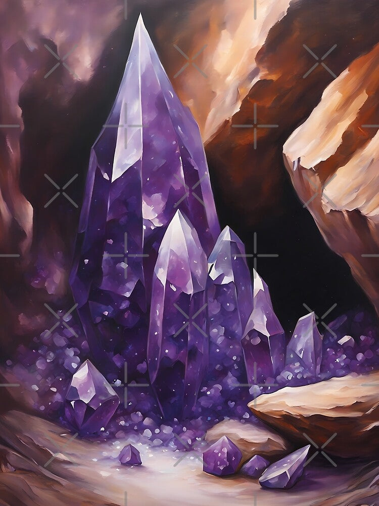 Purple Amethyst Cave by CalmnessbyChoice T-Shirts, Hoodie, Sweatshirt | BlankRebels.com (Image 2)