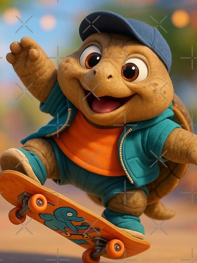Skater Megalochelys by Sillytoe T-Shirts, Hoodie, Sweatshirt | BlankRebels.com (Image 2)