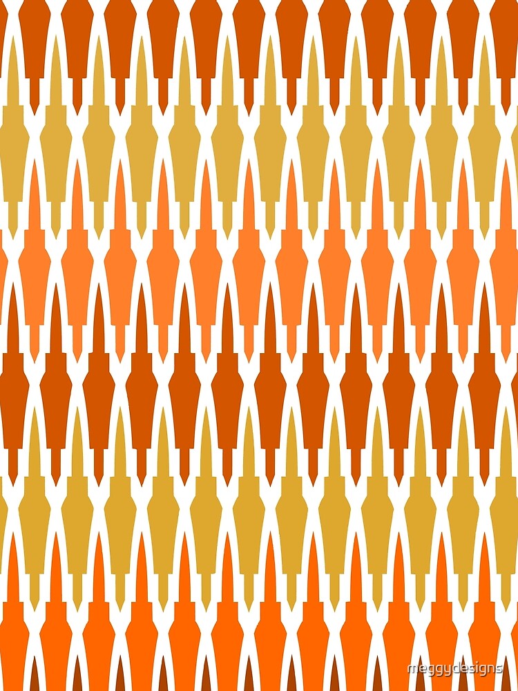 Boho Decor, Mud Cloth Pattern, Yellow, Orange and Terracotta by meggydesigns T-Shirts, Hoodie, Sweatshirt (Image 2)