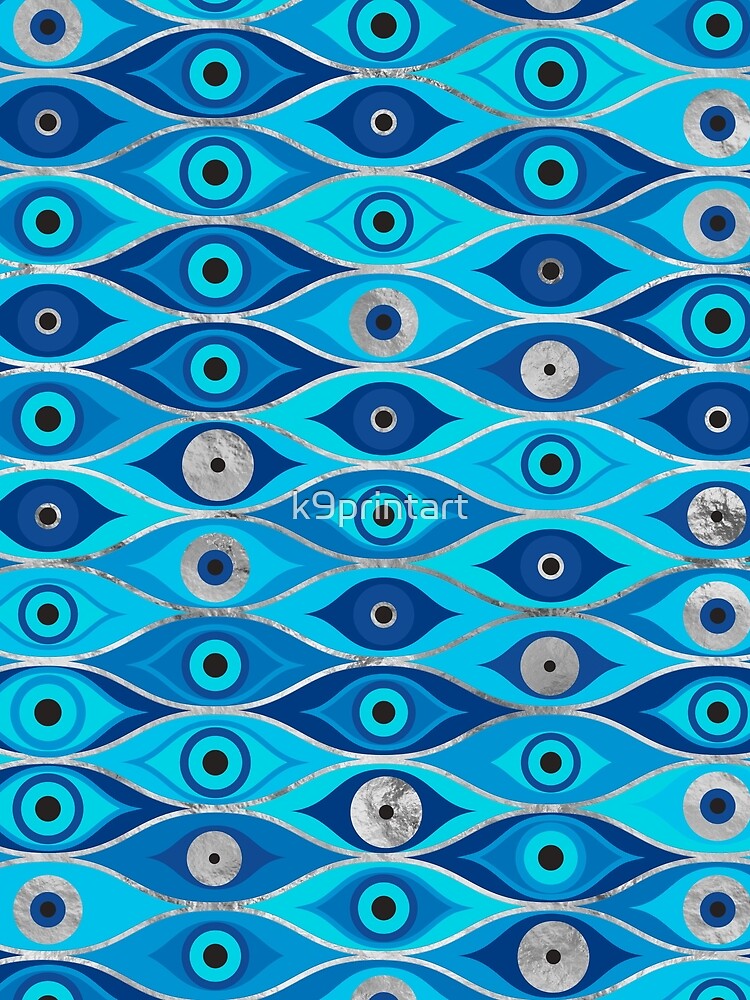 Greek Mati Mataki - Matiasma Evil Eye Pattern by k9printart T-Shirts, Hoodie, Sweatshirt | BlankRebels.com (Image 2)