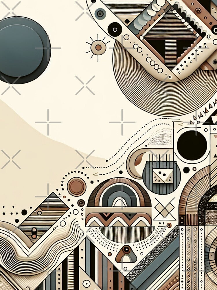 Boho Abstract Background - 17 by Acabee T-Shirts, Hoodie, Sweatshirt | BlankRebels.com (Image 2)