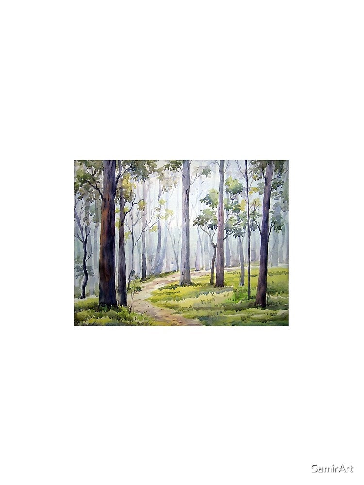 Forest-Watercolor on Paper Painting by SamirArt T-Shirts, Hoodie, Sweatshirt | BlankRebels.com (Image 2)
