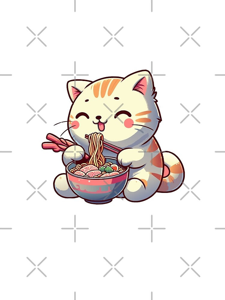 kawaii Cat Ramen by Designowner T-Shirts, Hoodie, Sweatshirt | BlankRebels.com (Image 2)