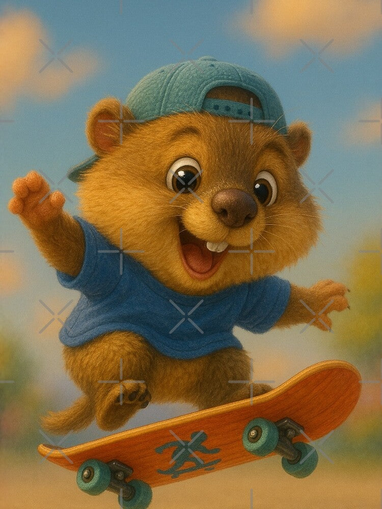 Skater Marmot by Sillytoe T-Shirts, Hoodie, Sweatshirt | BlankRebels.com (Image 2)