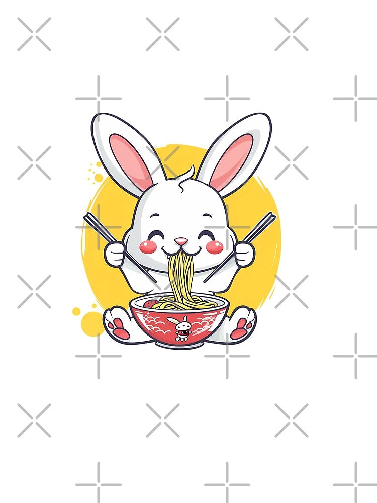Rabbit Eating Ramen by PeelZinc T-Shirts, Hoodie, Sweatshirt | BlankRebels.com (Image 2)