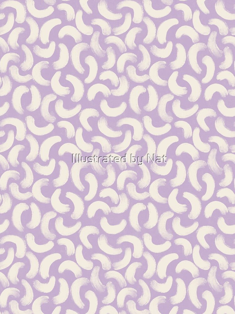 Boho gouache brush strokes in pastel lilac by Illustrated by Nat T-Shirts, Hoodie, Sweatshirt | BlankRebels.com (Image 2)