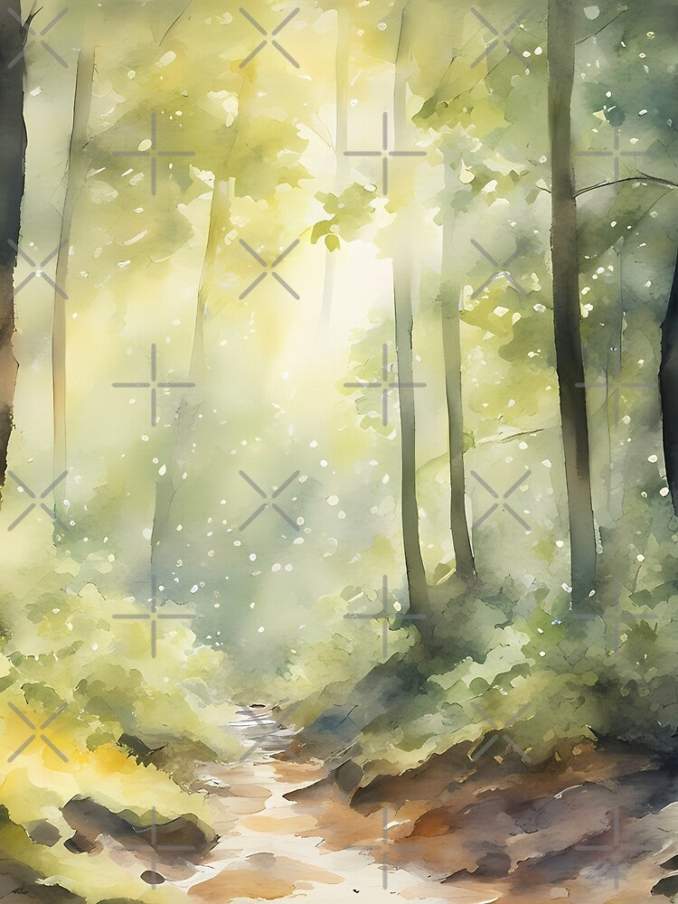 Sunlit Forest Pathway by CalmnessbyChoice T-Shirts, Hoodie, Sweatshirt | BlankRebels.com (Image 2)