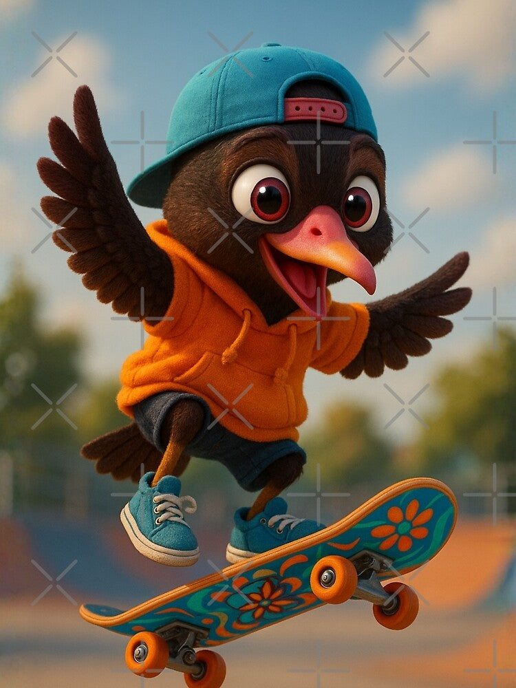 Skater Northern Jacana by Sillytoe T-Shirts, Hoodie, Sweatshirt | BlankRebels.com (Image 2)