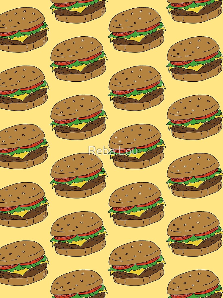 Burger (Yellow) by Reba Lou T-Shirts, Hoodie, Sweatshirt | BlankRebels.com (Image 2)