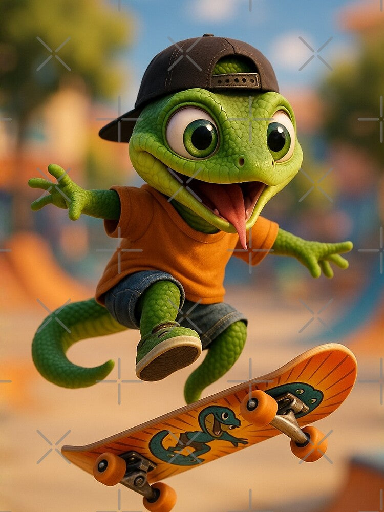 Skater Parrot Snake by Sillytoe T-Shirts, Hoodie, Sweatshirt | BlankRebels.com (Image 2)