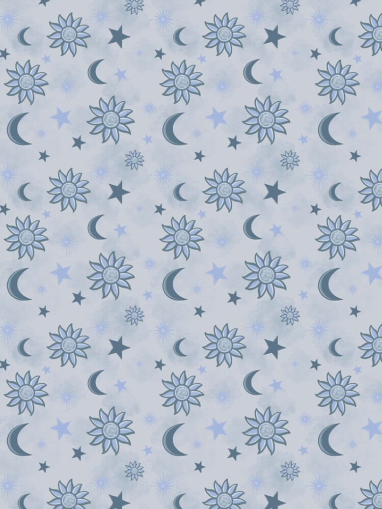 Blue Mystic Sun and Moon Sky Dance by Spirit Owl Designs T-Shirts, Hoodie, Sweatshirt | BlankRebels.com (Image 2)