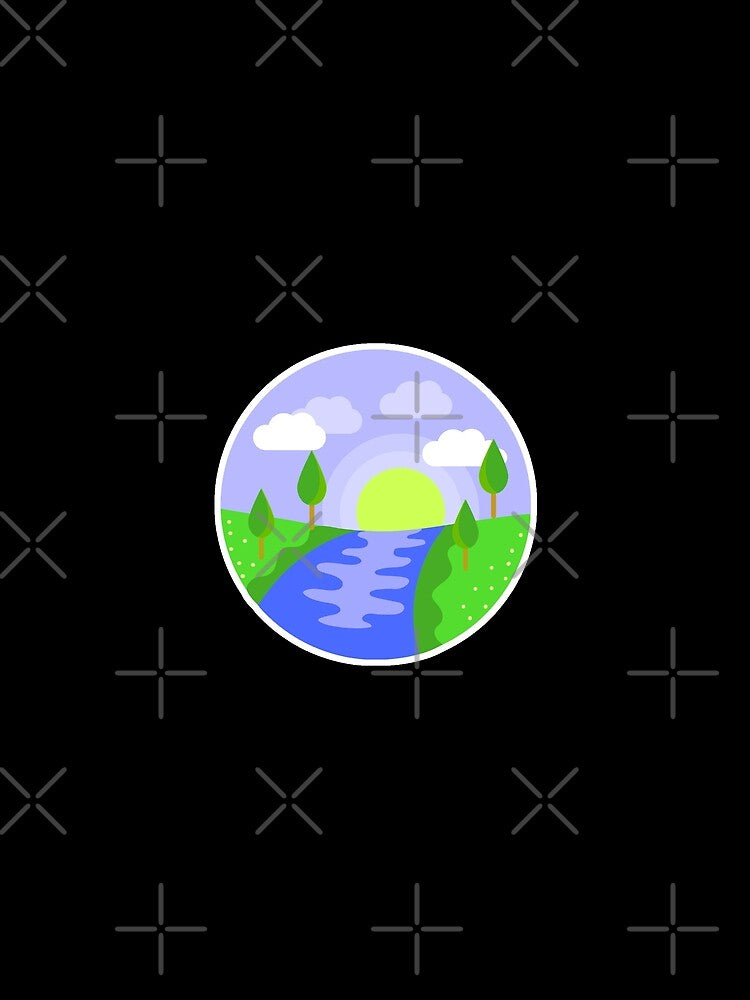 Landscape and River by DMJPRINT T-Shirts, Hoodie, Sweatshirt | BlankRebels.com (Image 2)