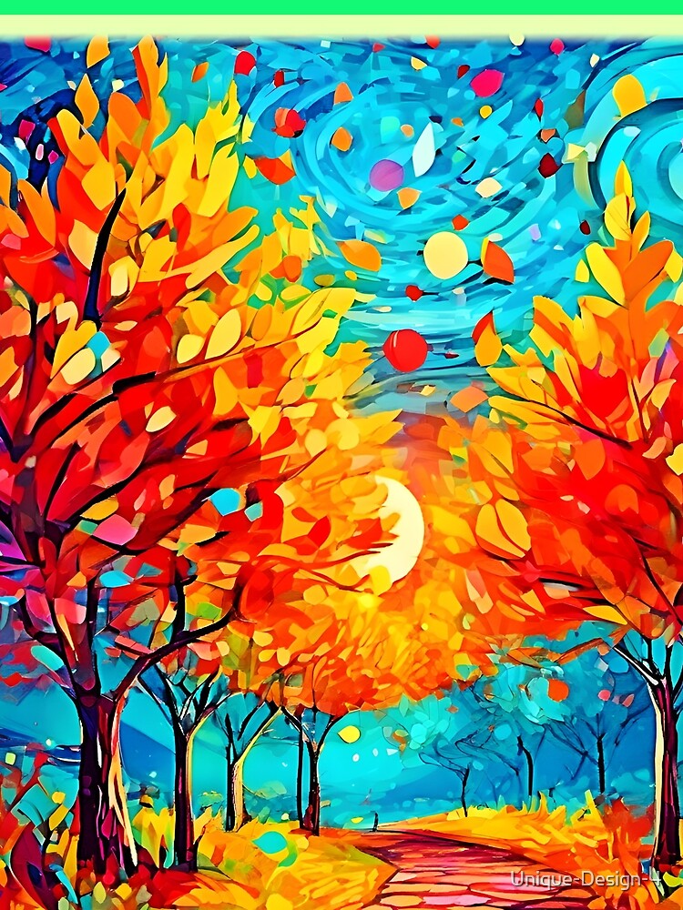 Vibrant Forest Path to the Moon by Health And Fitness Posts e-Store T-Shirts, Hoodie, Sweatshirt | BlankRebels.com (Image 2)