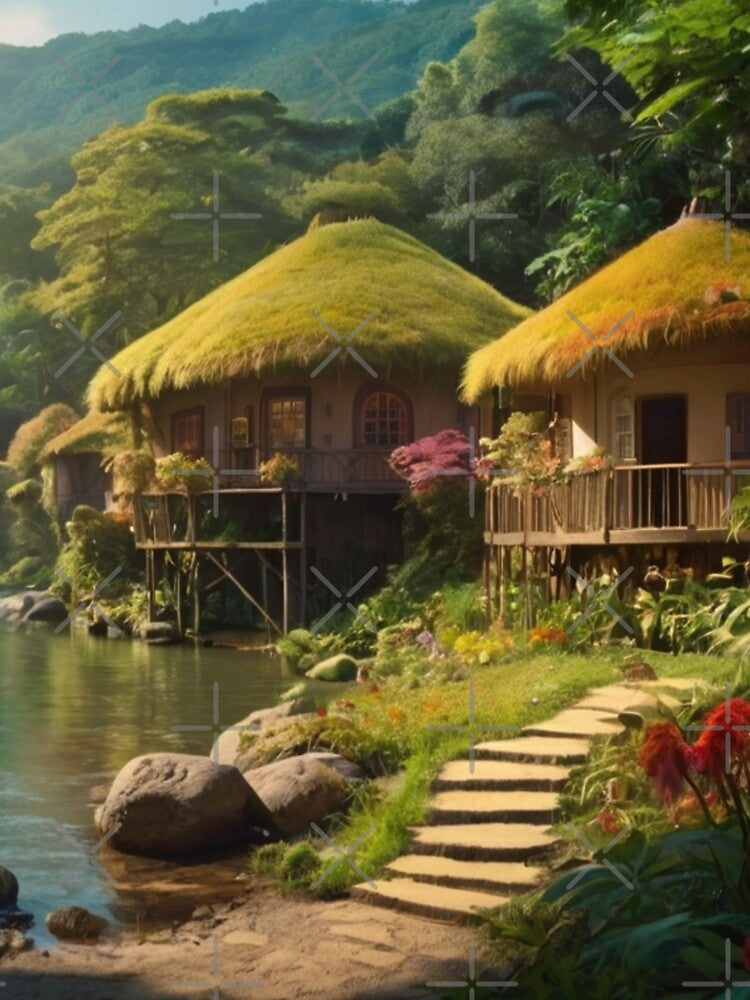 Village of Enchantment by the River by BlareBlare T-Shirts, Hoodie, Sweatshirt | BlankRebels.com (Image 2)