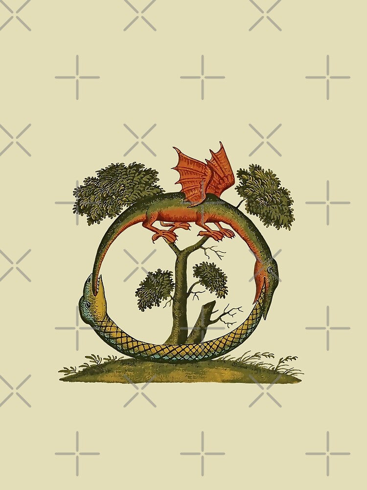Ouroboros: the unity of all things by ebrawne T-Shirts, Hoodie, Sweatshirt | BlankRebels.com (Image 2)