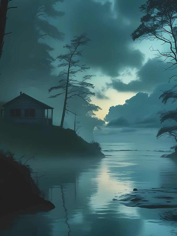 Mystic Forest Lake Printable Wall Art by DigiStoreC T-Shirts, Hoodie, Sweatshirt | BlankRebels.com (Image 2)