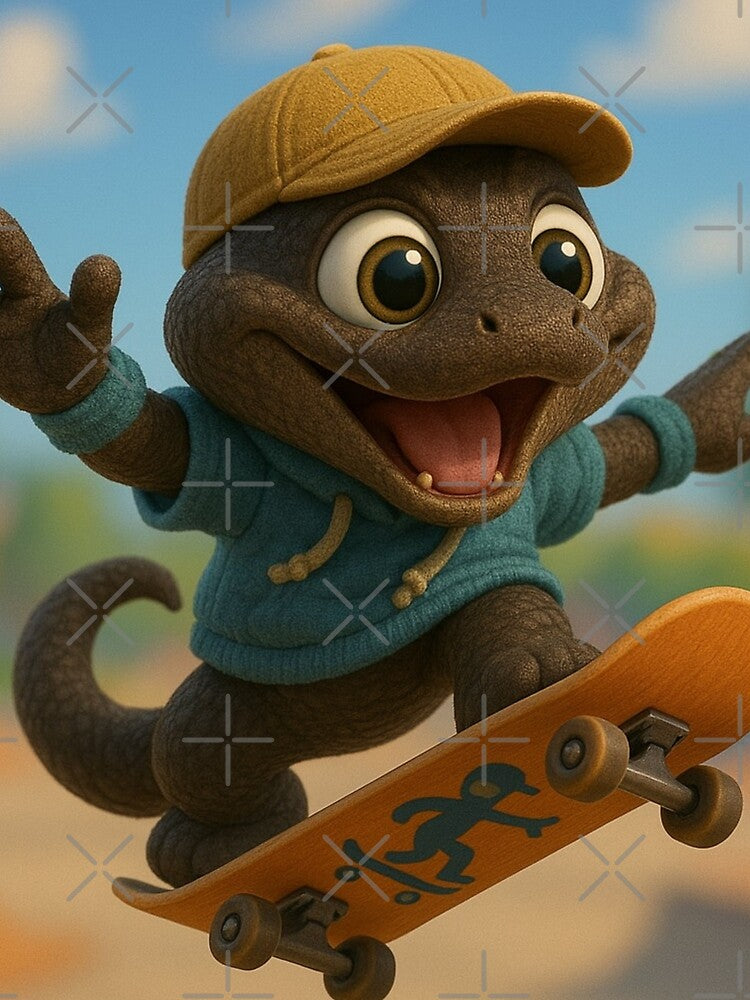 Skater Mulga Snake by Sillytoe T-Shirts, Hoodie, Sweatshirt | BlankRebels.com (Image 2)