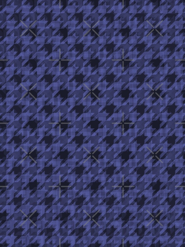 HOUNDSTOOTH CAMOUFLAGE BLUE by Aries Custom T-Shirts, Hoodie, Sweatshirt | BlankRebels.com (Image 2)