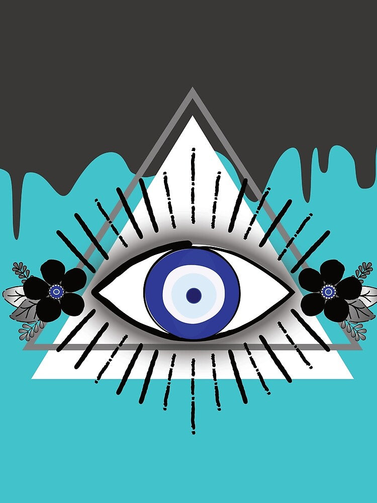 Evil Eye Drip by umeimages T-Shirts, Hoodie, Sweatshirt | BlankRebels.com (Image 2)