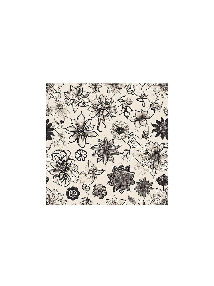 flowers drawing by nattia T-Shirts, Hoodie, Sweatshirt | BlankRebels.com (Image 2)
