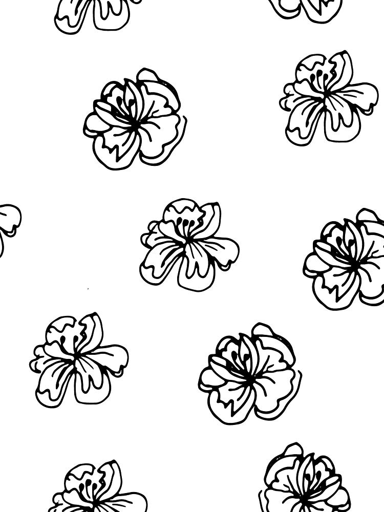 Flower doodle pattern by Liumin T-Shirts, Hoodie, Sweatshirt | BlankRebels.com (Image 2)