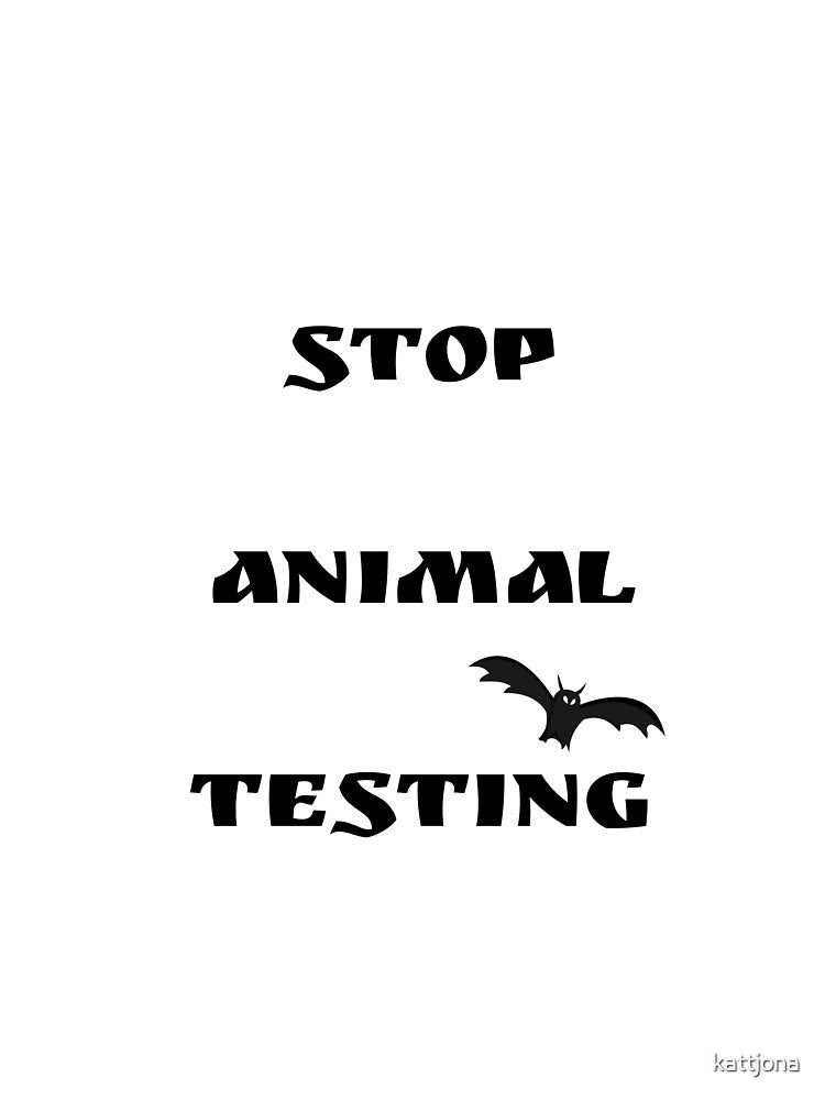 STOP ANIMAL TESTING by kattjona T-Shirts, Hoodie, Sweatshirt | BlankRebels.com (Image 2)