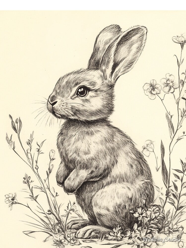 Vintage Easter Bunny by WinfinityStudio T-Shirts, Hoodie, Sweatshirt | BlankRebels.com (Image 2)