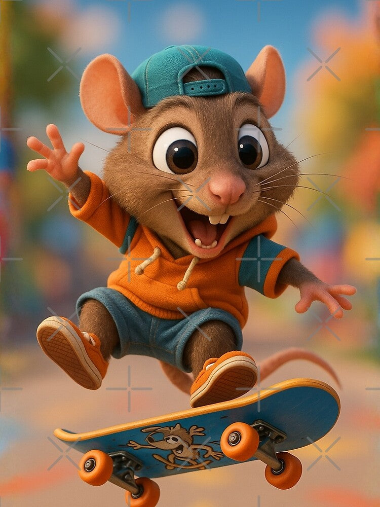 Skater Norway Rat by Sillytoe T-Shirts, Hoodie, Sweatshirt | BlankRebels.com (Image 2)