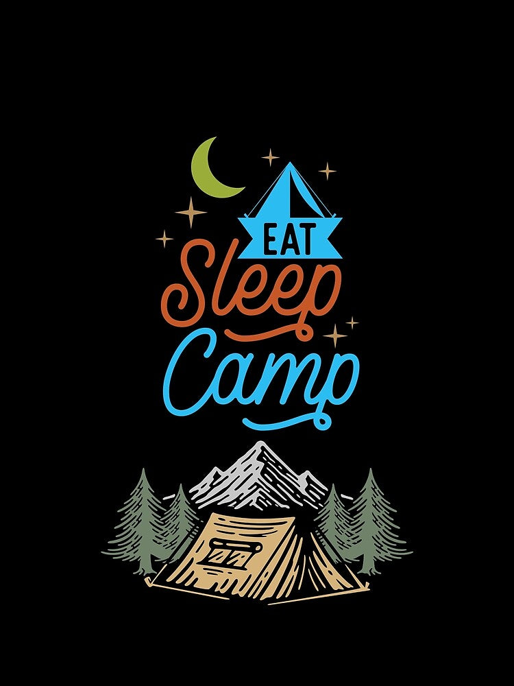 Eat Sleep Camp - Camping design by TheArtistOf2022 T-Shirts, Hoodie, Sweatshirt | BlankRebels.com (Image 2)